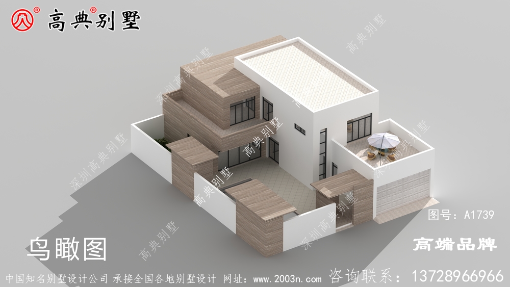 農(nóng)村現(xiàn)代自建房屋二層別墅