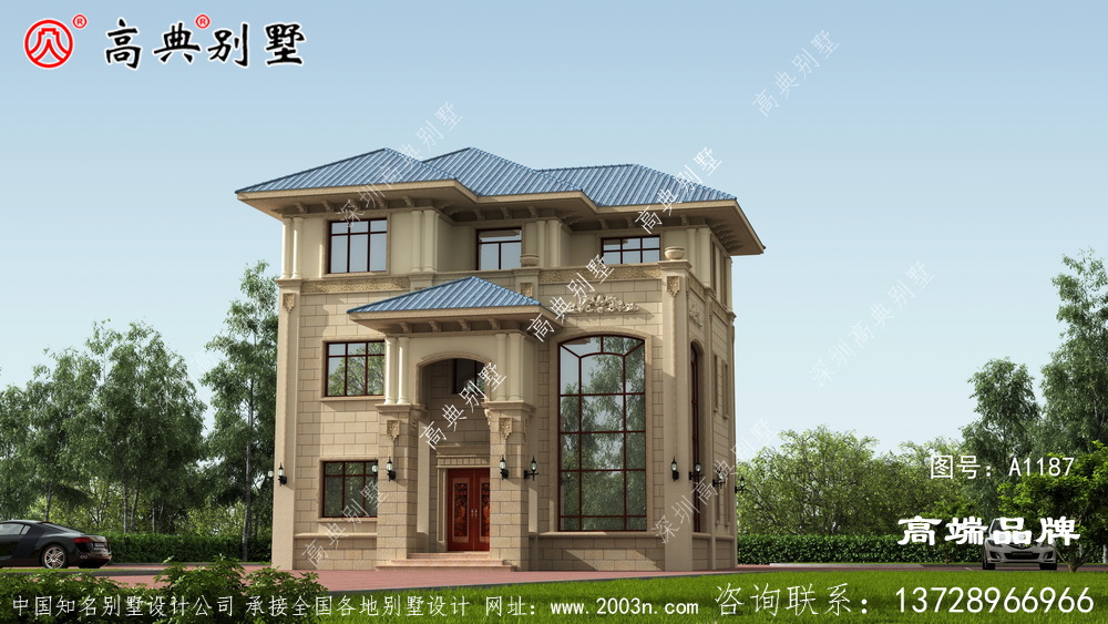 老虎窗設(shè)計，使整個建筑非常個性時尚