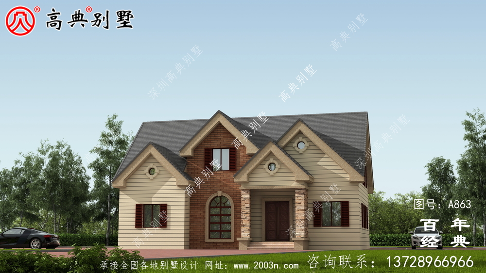 一樓鄉(xiāng)村別墅設(shè)計家庭圖紙，占地約146平方米，