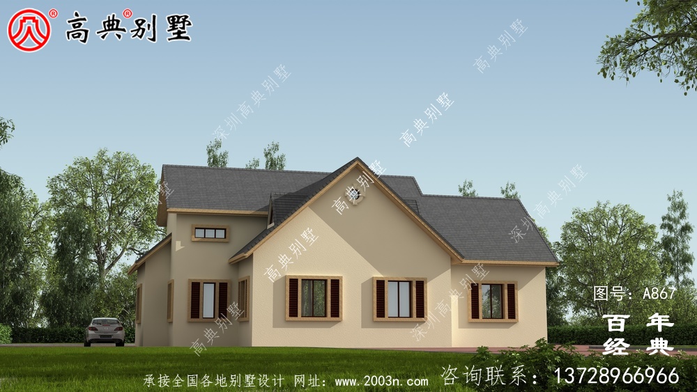 一層別墅的設計圖包括效果圖和農(nóng)村自建閣樓的