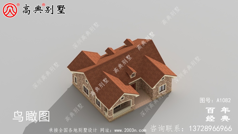 一層農村建造別墅設計方案強烈推薦，含外型照