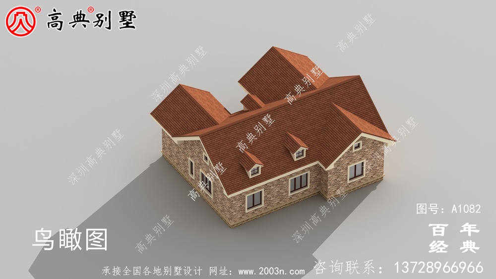 一層農村建造別墅設計方案強烈推薦，含外型照