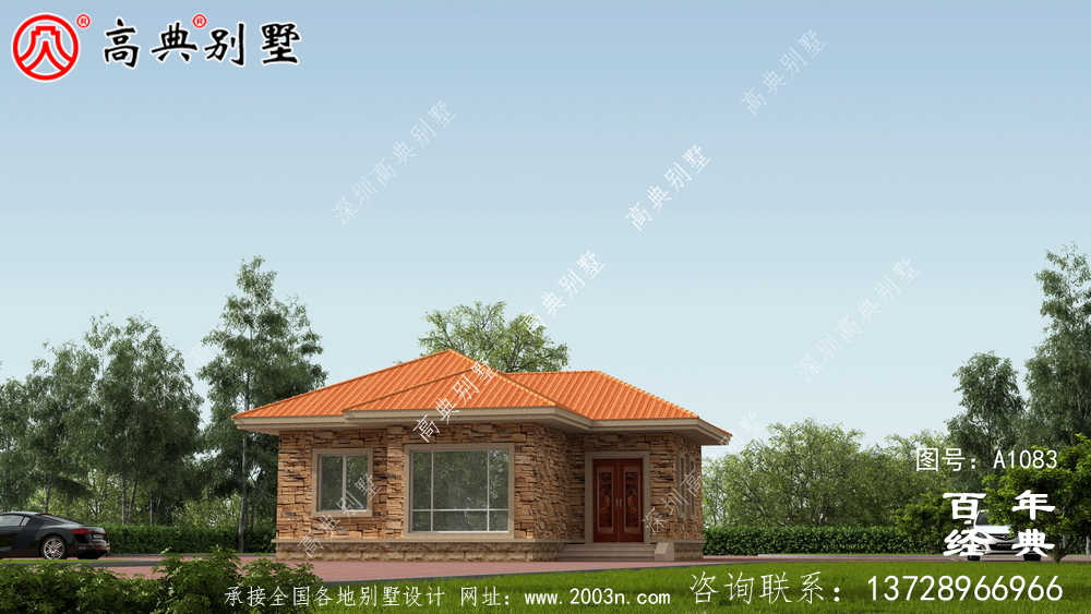 預(yù)算10萬元的歐式一層別墅設(shè)計(jì)，農(nóng)村一層自建住