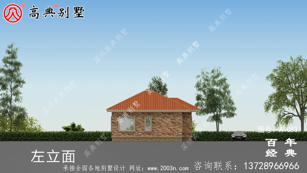 預(yù)算10萬元的歐式一層別墅設(shè)計(jì)，農(nóng)村一層自建住