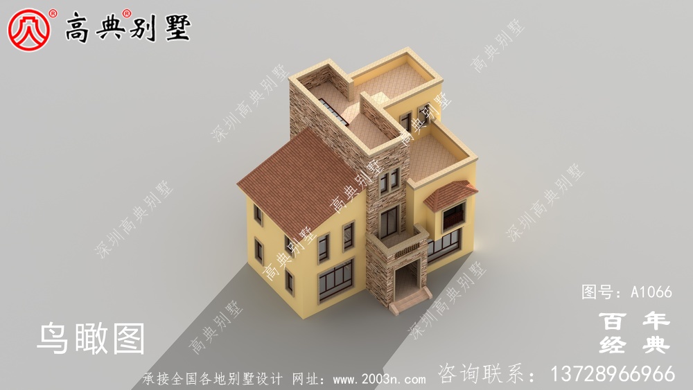 美麗的鄉村歐式三層小樓設計，簡約大氣。