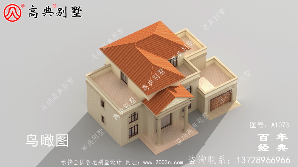鄉(xiāng)村三層樓房設(shè)計(jì)圖，簡歐風(fēng)格經(jīng)典大氣