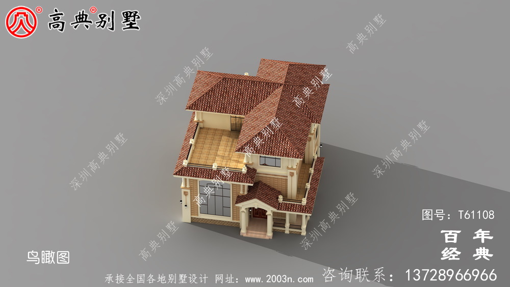 三層復式別墅設計計劃方案，整套設計圖紙+設計效果圖