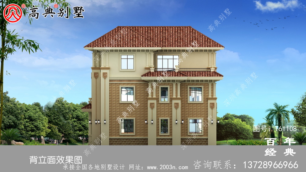 三層復式別墅設計計劃方案，整套設計圖紙+設計效果圖
