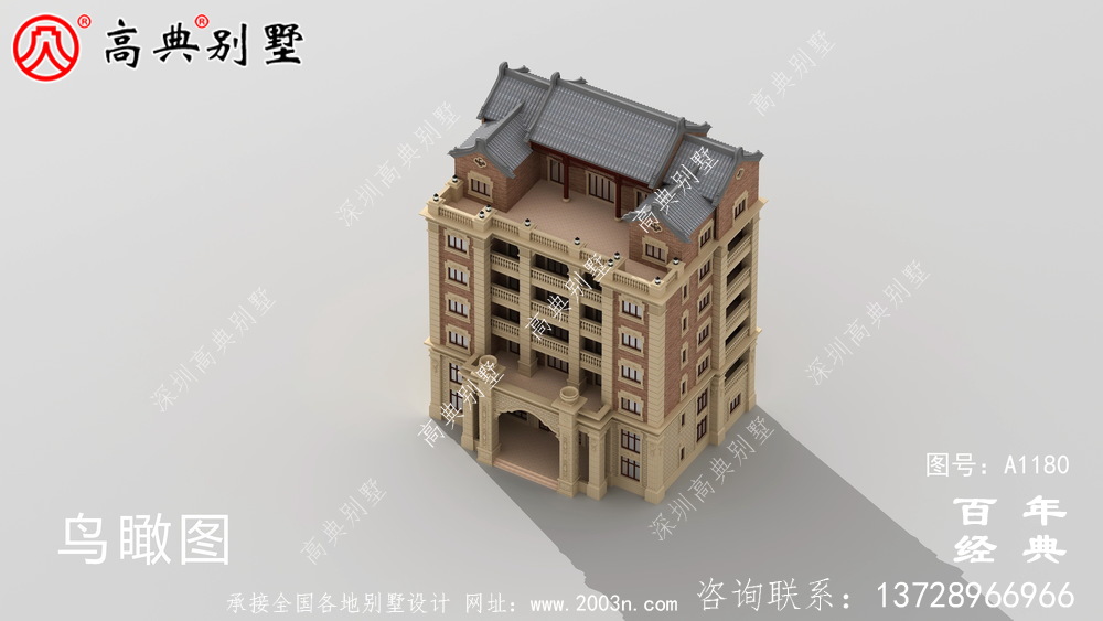 347平方米農村法式別墅設計，包括全套施工圖