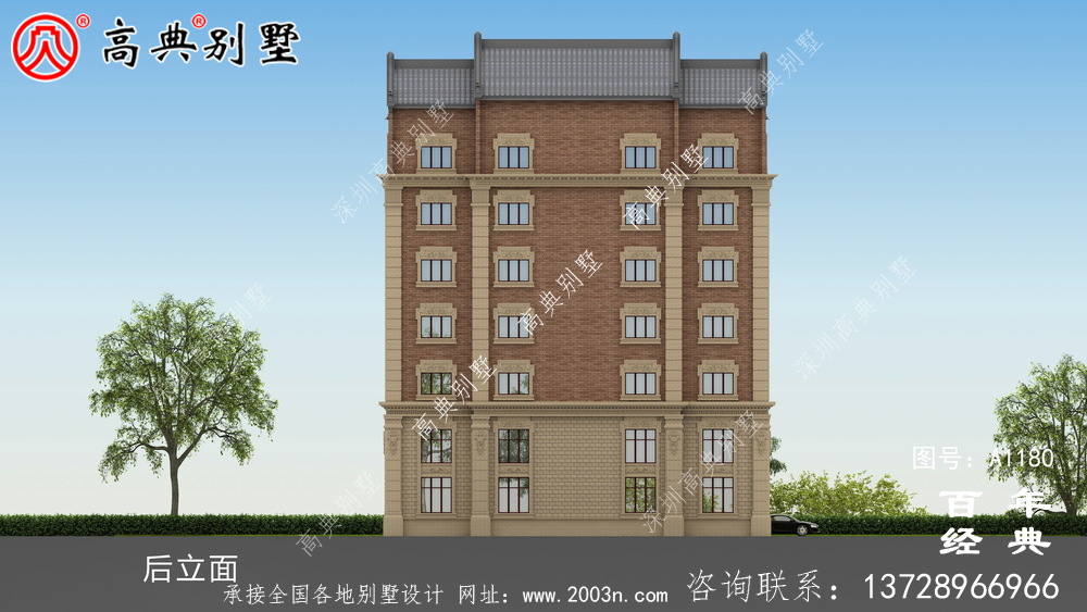347平方米農村法式別墅設計，包括全套施工圖