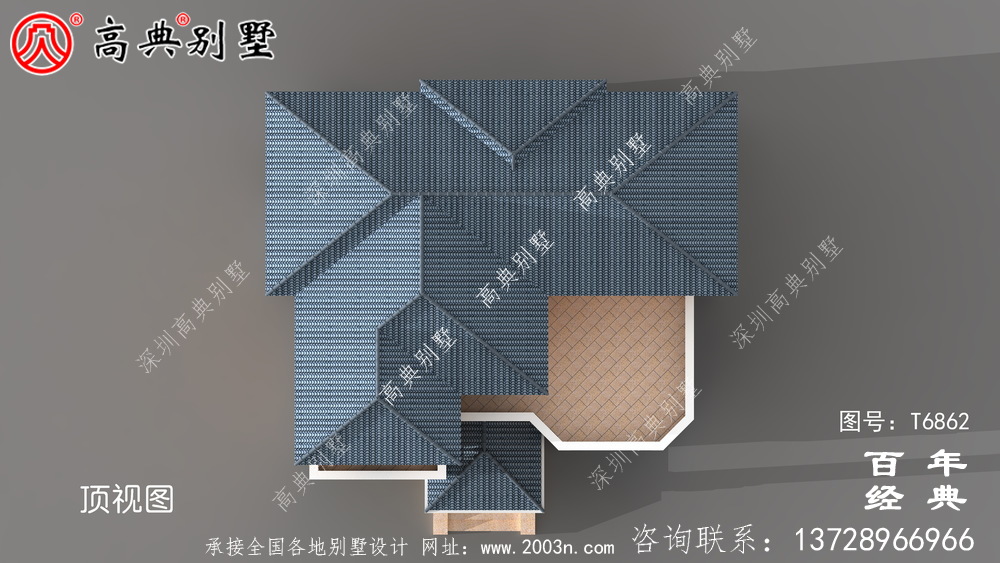 農(nóng)村五層建筑設(shè)計(jì)，占地743平方米，歐式高端大氣