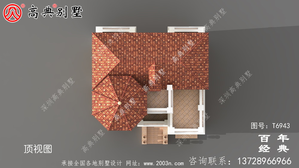 歐式五層別墅設計圖紙及設計效果圖，多個飄窗配陽臺