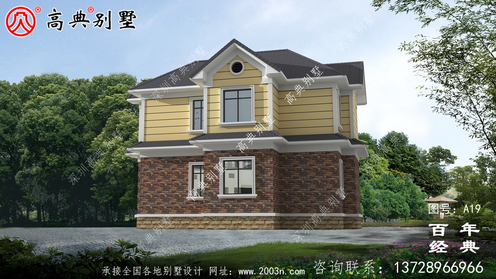 農村二樓實用型別墅設計圖施工圖_農村二樓小別墅設計圖