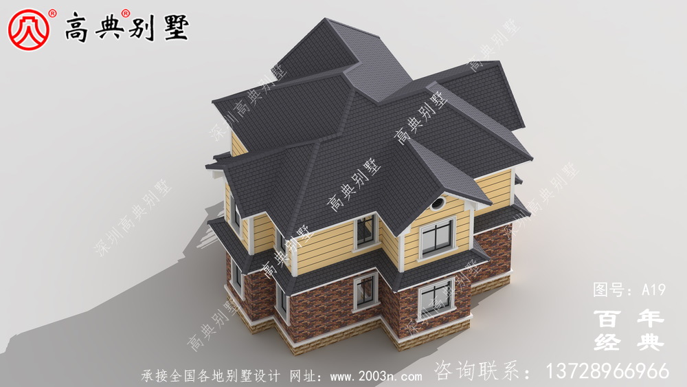 農村二樓實用型別墅設計圖施工圖_農村二樓小別墅設計圖