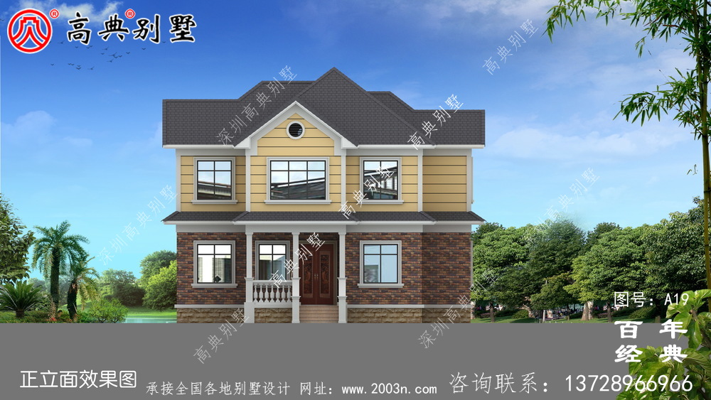 農村二樓實用型別墅設計圖施工圖_農村二樓小別墅設計圖