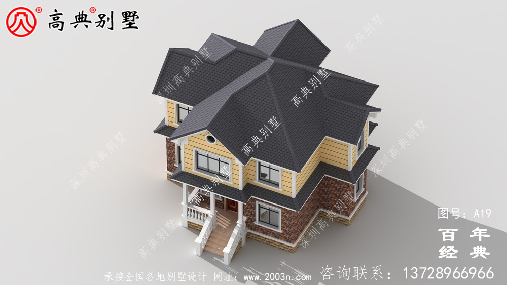 農村二樓實用型別墅設計圖施工圖_農村二樓小別墅設計圖