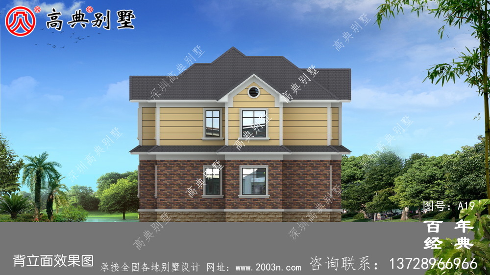 農村二樓實用型別墅設計圖施工圖_農村二樓小別墅設計圖