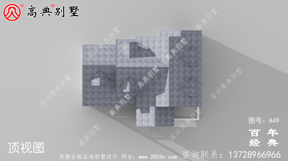 中式風(fēng)格兩層帶車庫(kù)別墅設(shè)計(jì)圖紙及效果圖_農(nóng)村兩層房屋設(shè)計(jì)圖紙