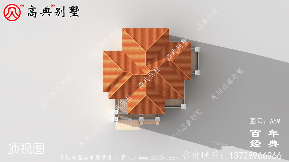 三樓車庫歐式別墅設(shè)計施工圖與效果圖 三樓別墅設(shè)計圖