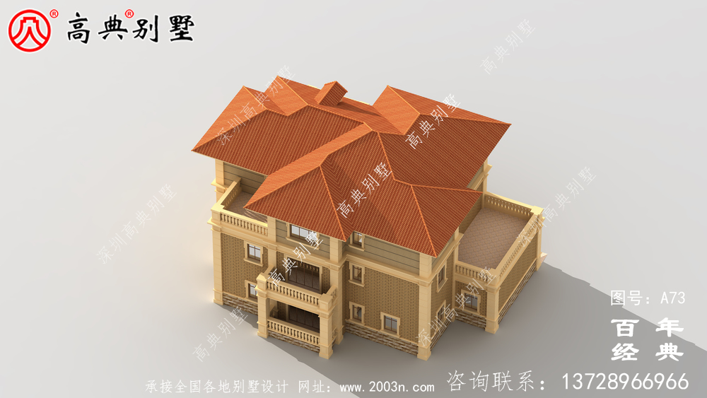 三樓帶車庫的歐式別墅設(shè)計圖紙_農(nóng)村三樓別墅圖紙