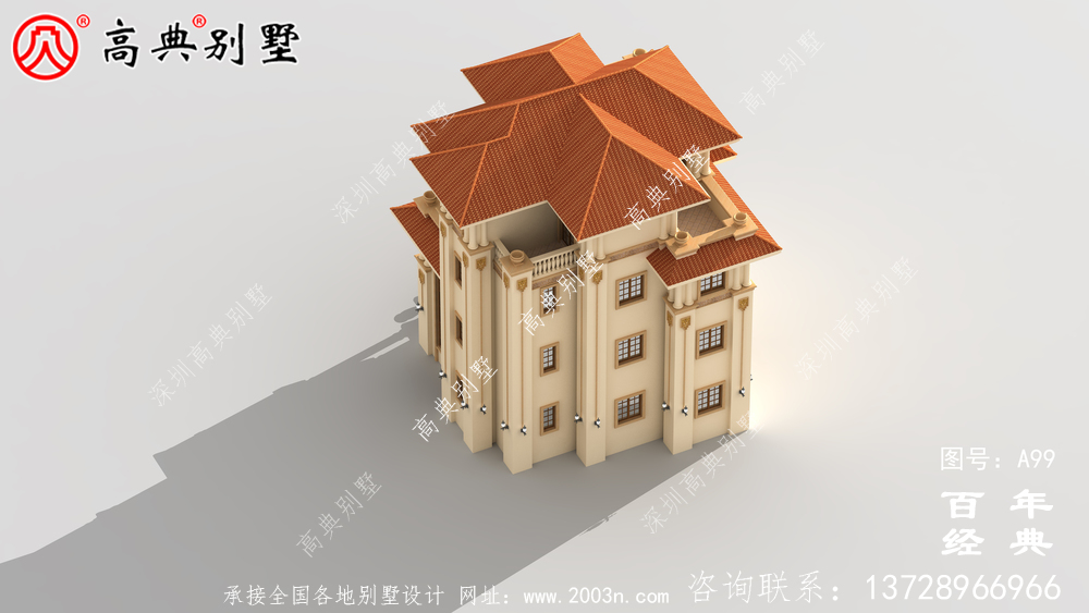 農(nóng)村四層帶陽臺車庫小別墅設(shè)計(jì)圖_農(nóng)村自建住宅設(shè)計(jì)圖