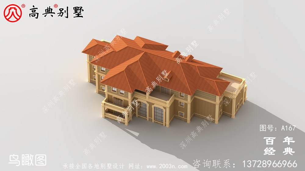 鄉(xiāng)村三層帶陽臺車庫別墅工程圖紙_別墅設(shè)計圖紙