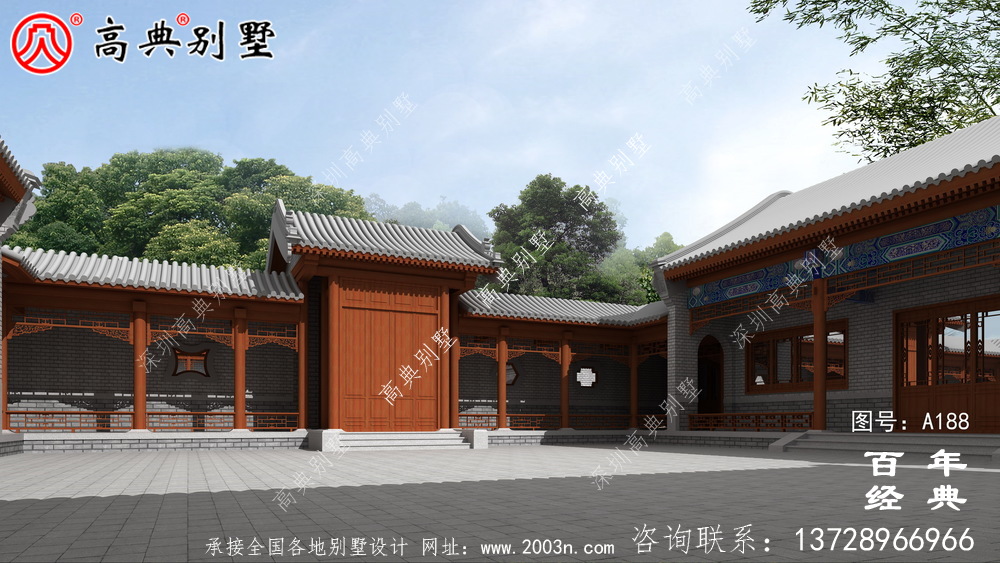 新中式別墅圖紙及效果圖_農(nóng)村別墅設(shè)計(jì)