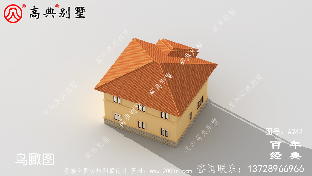 新農村實用二層小別墅設計圖紙_農村房屋設計圖紙