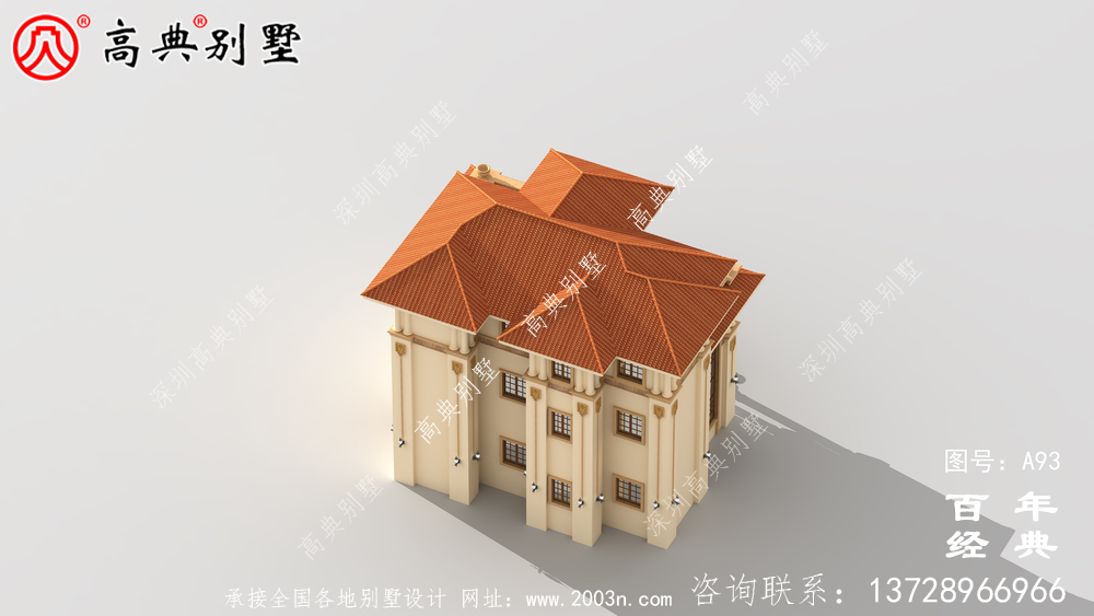 好看的鄉(xiāng)村三層小別墅設(shè)計圖紙及設(shè)計效果圖 農(nóng)村自建別墅設(shè)計圖
