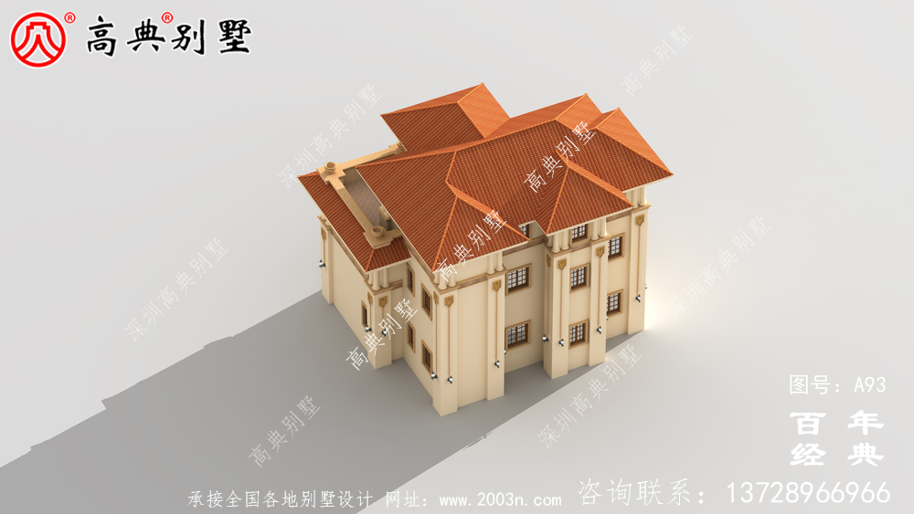 好看的鄉(xiāng)村三層小別墅設(shè)計圖紙及設(shè)計效果圖 農(nóng)村自建別墅設(shè)計圖