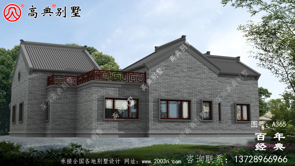 實(shí)用的單層帶車庫別墅設(shè)計(jì)圖紙及效果圖_別墅設(shè)計(jì)圖紙,農(nóng)村房屋設(shè)計(jì)圖