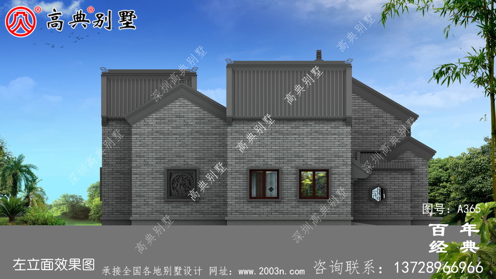 實(shí)用的單層帶車庫別墅設(shè)計(jì)圖紙及效果圖_別墅設(shè)計(jì)圖紙,農(nóng)村房屋設(shè)計(jì)圖