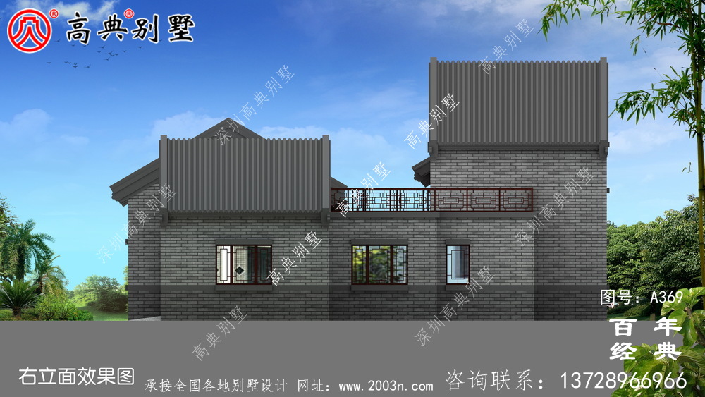 單層帶露臺(tái)雙車庫別墅設(shè)計(jì)全套圖紙效果圖_別墅設(shè)計(jì)圖紙,農(nóng)村房屋設(shè)計(jì)圖
