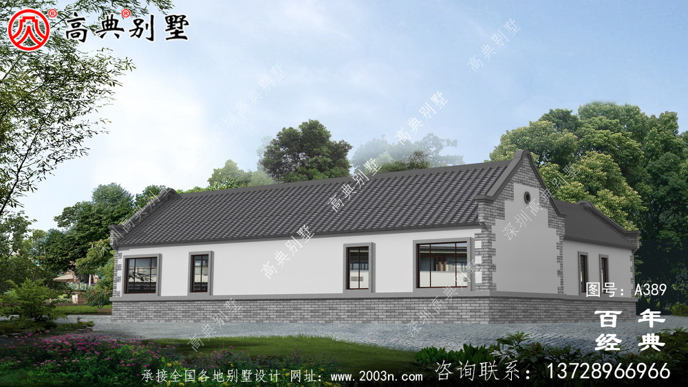 農(nóng)村單層四合院小別墅設(shè)計(jì)圖_別墅設(shè)計(jì)圖紙,農(nóng)村房屋設(shè)計(jì)圖