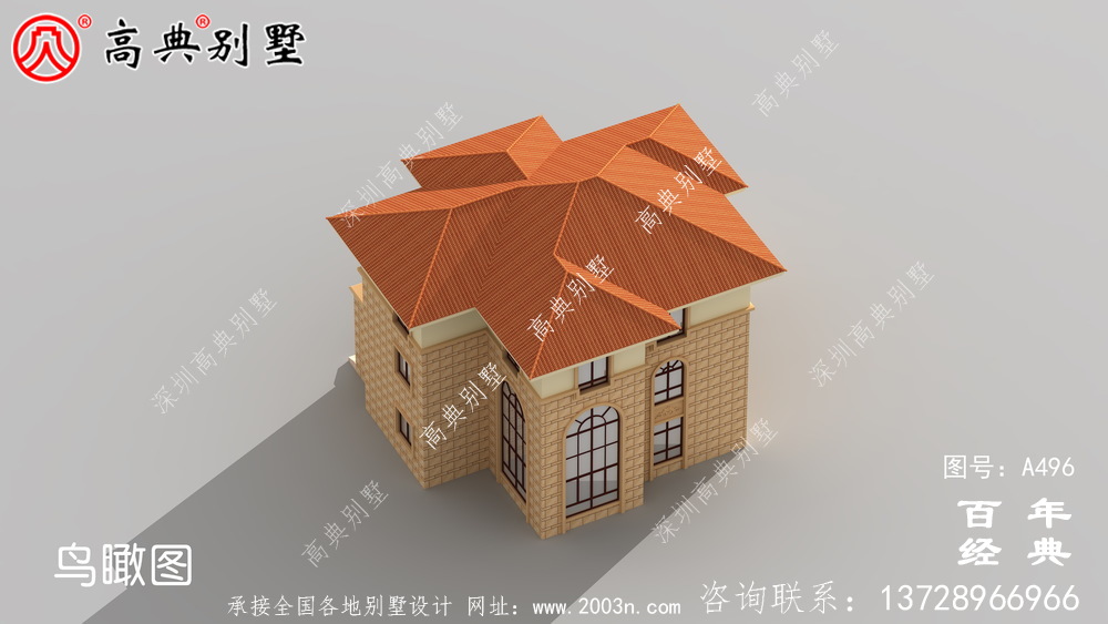 農村三層帶車庫住宅設計圖_別墅設計圖紙,新農村別墅,農村自建房設計