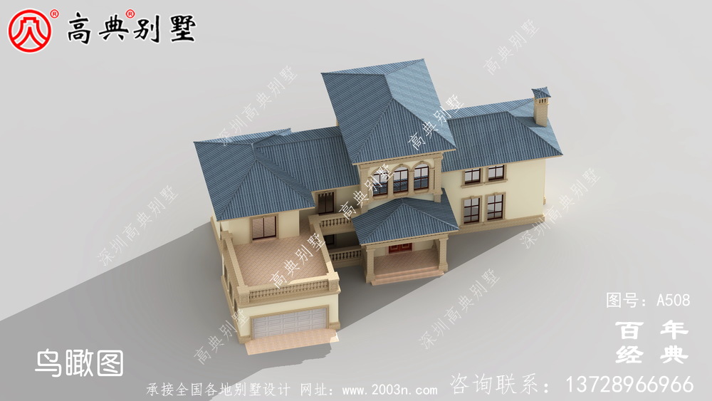 二樓農村住宅設計圖紙_別墅設計圖紙、新農村別墅、農村自建設計