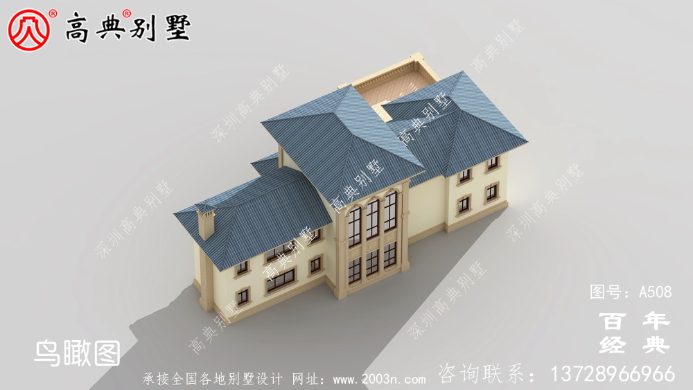 二樓農村住宅設計圖紙_別墅設計圖紙、新農村別墅、農村自建設計