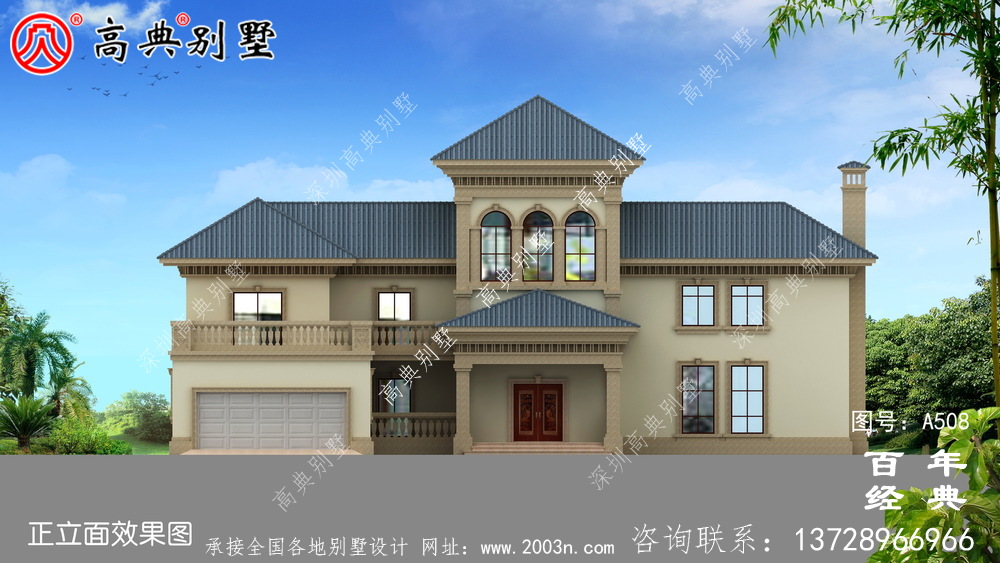 二樓農村住宅設計圖紙_別墅設計圖紙、新農村別墅、農村自建設計