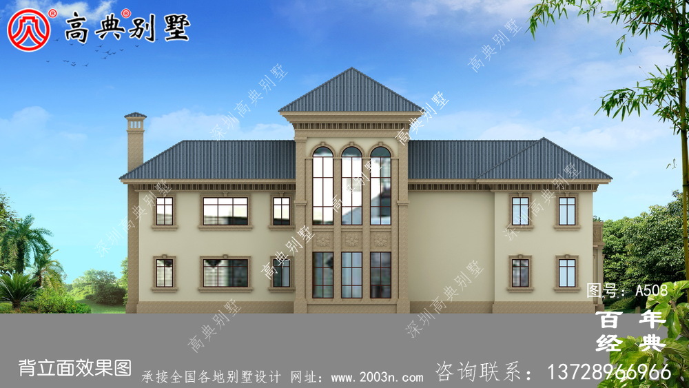 二樓農村住宅設計圖紙_別墅設計圖紙、新農村別墅、農村自建設計