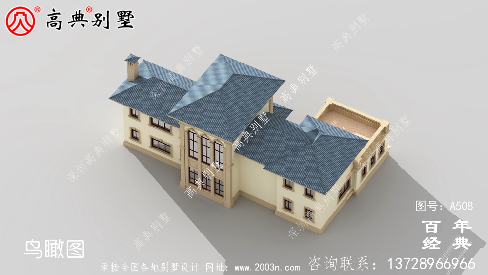 二樓農村住宅設計圖紙_別墅設計圖紙、新農村別墅、農村自建設計