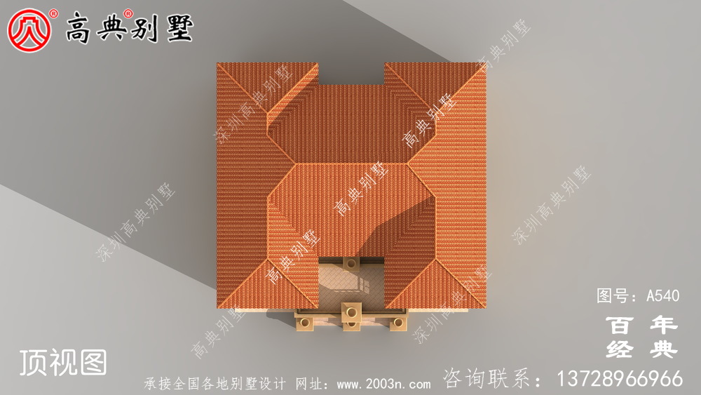 四層豪華型雙拼別墅施工圖_別墅設計圖紙,新農村別墅,農村自建房設計