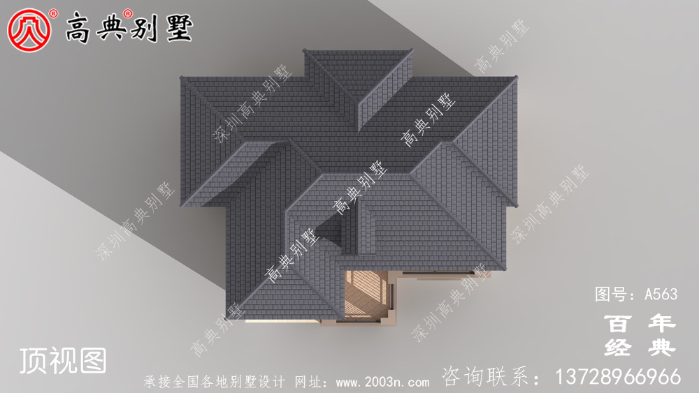 農村兩層住宅施工圖含效果圖_別墅設計圖紙,新農村別墅,農村自建房設計