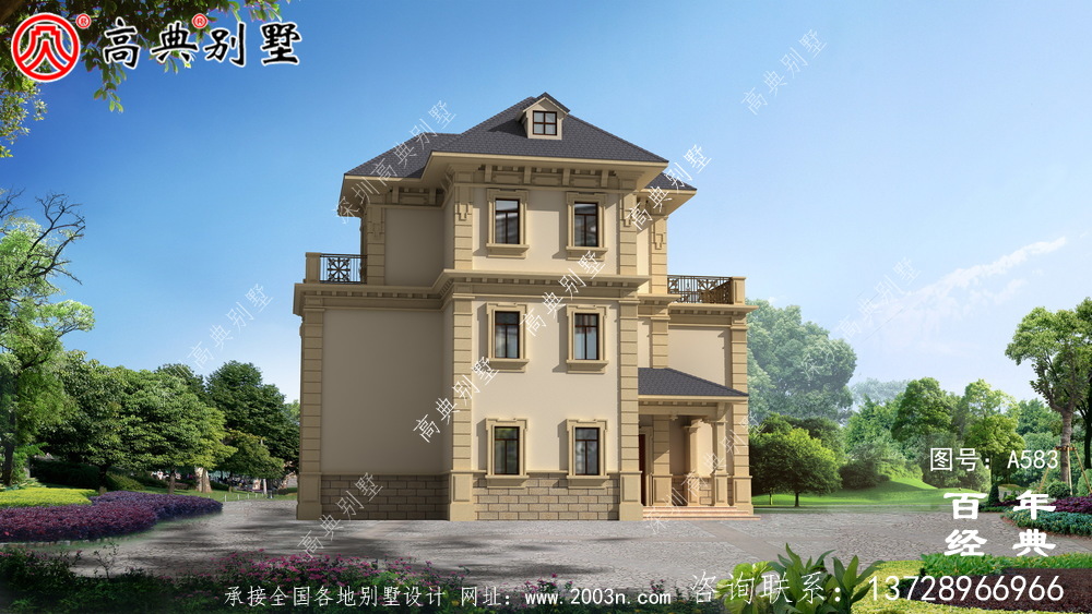 三層農村現代別墅_別墅設計圖紙,新農村別墅,農村自建房設計