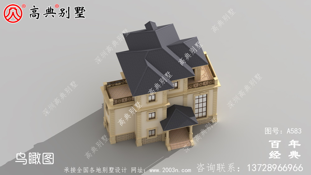 三層農村現代別墅_別墅設計圖紙,新農村別墅,農村自建房設計
