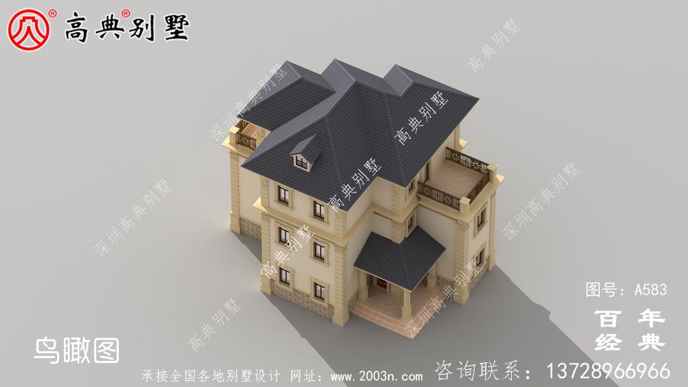 三層農村現代別墅_別墅設計圖紙,新農村別墅,農村自建房設計