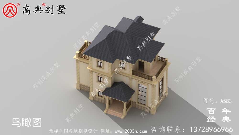 三層農村現代別墅_別墅設計圖紙,新農村別墅,農村自建房設計