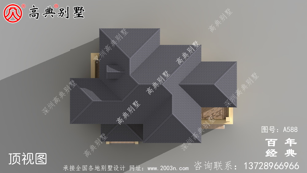 三層框架結構別墅設計圖紙_別墅設計圖紙，新農村別墅，農村自建設計