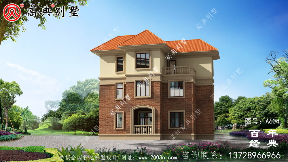 三層帶露臺小別墅施工圖_別墅設(shè)計圖紙,新農(nóng)村別墅,農(nóng)村自建房設(shè)計