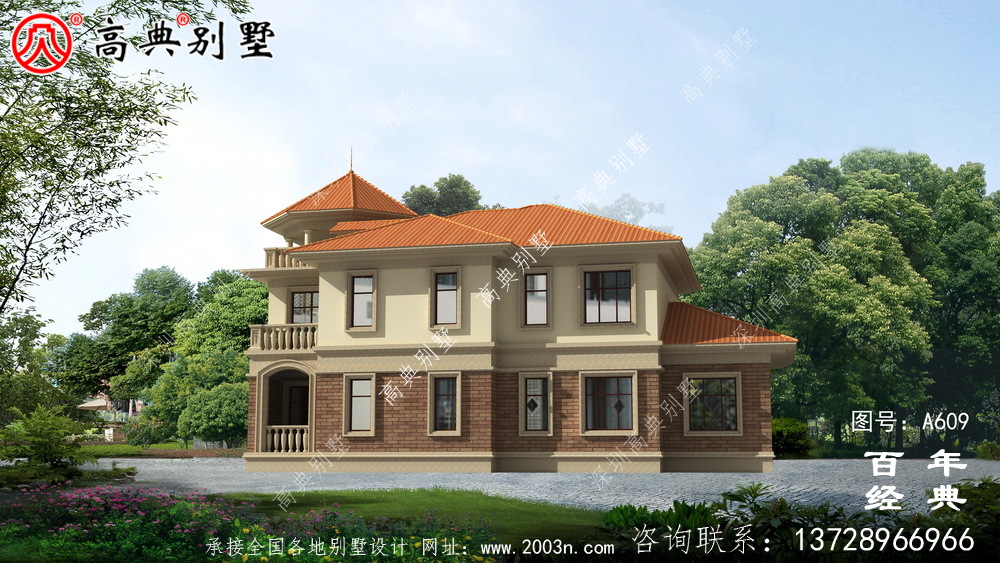 新農村二層自建房_別墅設計圖紙,新農村別墅,農村自建房設計