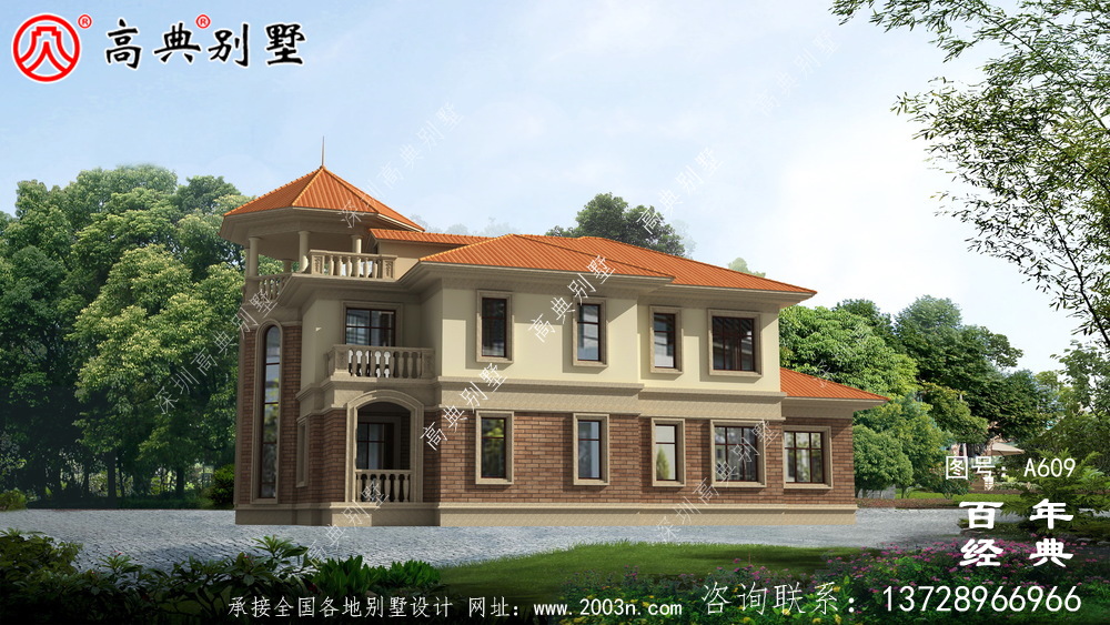 新農村二層自建房_別墅設計圖紙,新農村別墅,農村自建房設計